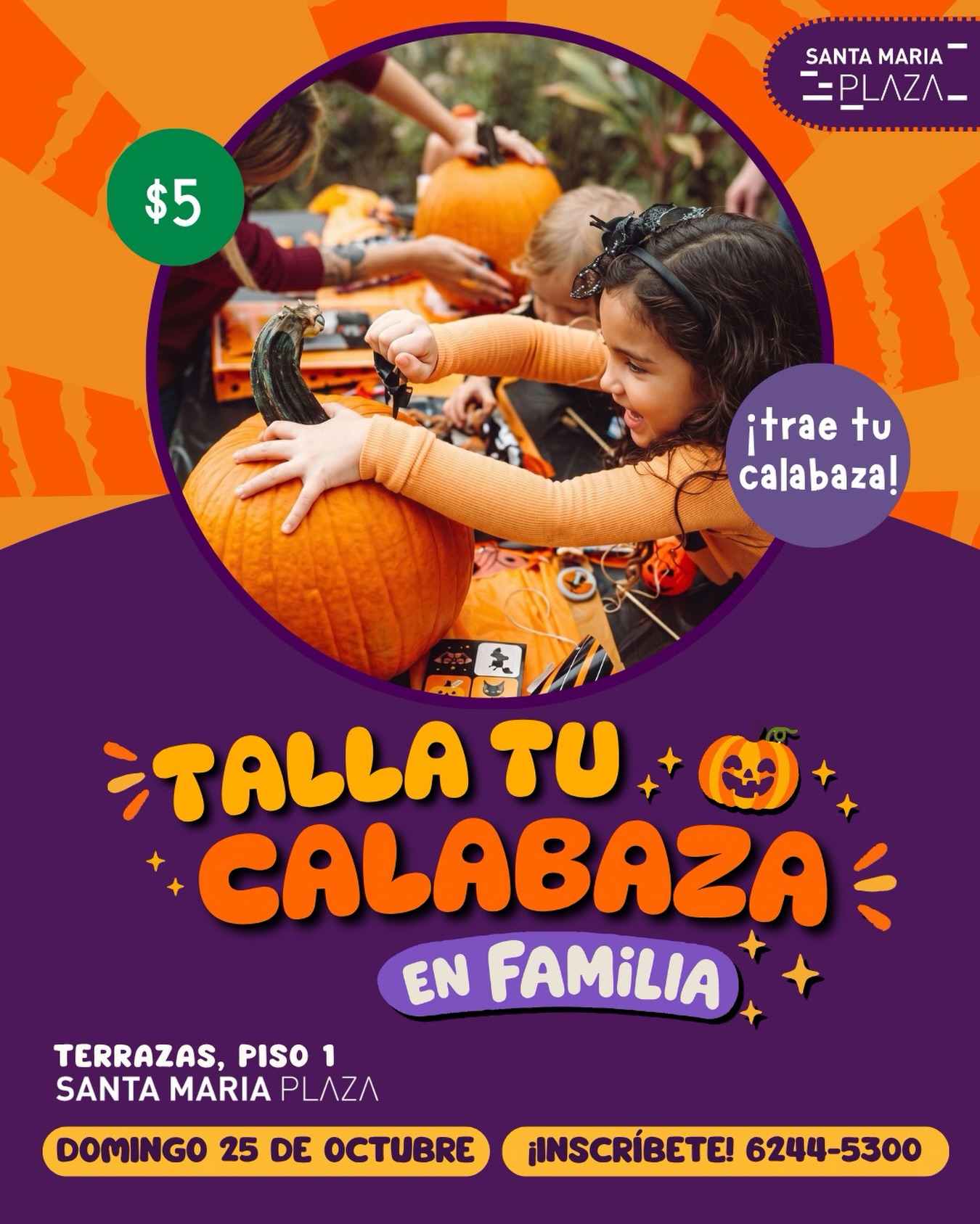 Talla tu Calabaza - Halloween en Familia